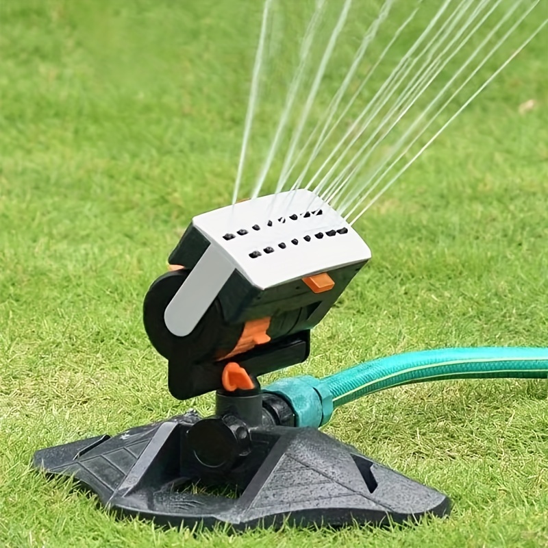 

Arroseur de Jardin à 16 Trous avec à 180° - 'Irrigation Automatique pour Pelouse, Patio & Jardin Extérieur - Plastique , Pas de Batterie