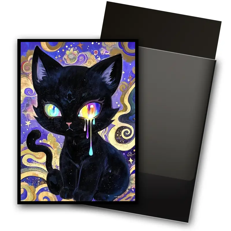 cat card sleeves Cinnamon Midnight Magic Card Sleeves