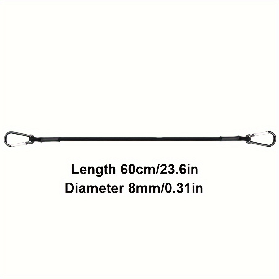 /120/150cm Stretch Elastic Ropes 8mm Bungee Cords With Hooks Lightweight Bikes Tie Car Luggage Packing Roof Rack Strap