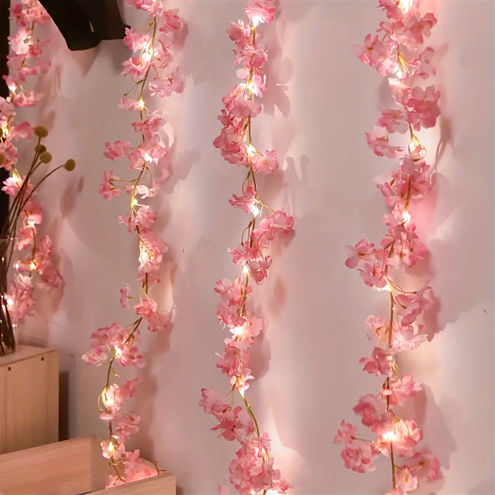 1roll led cherry   string lights 2m 6 56ft 20 leds battery powered warm white fairy lights for birthday party wedding ramadan new year christmas festival decoration battery not included eid al adha mubarak details 5