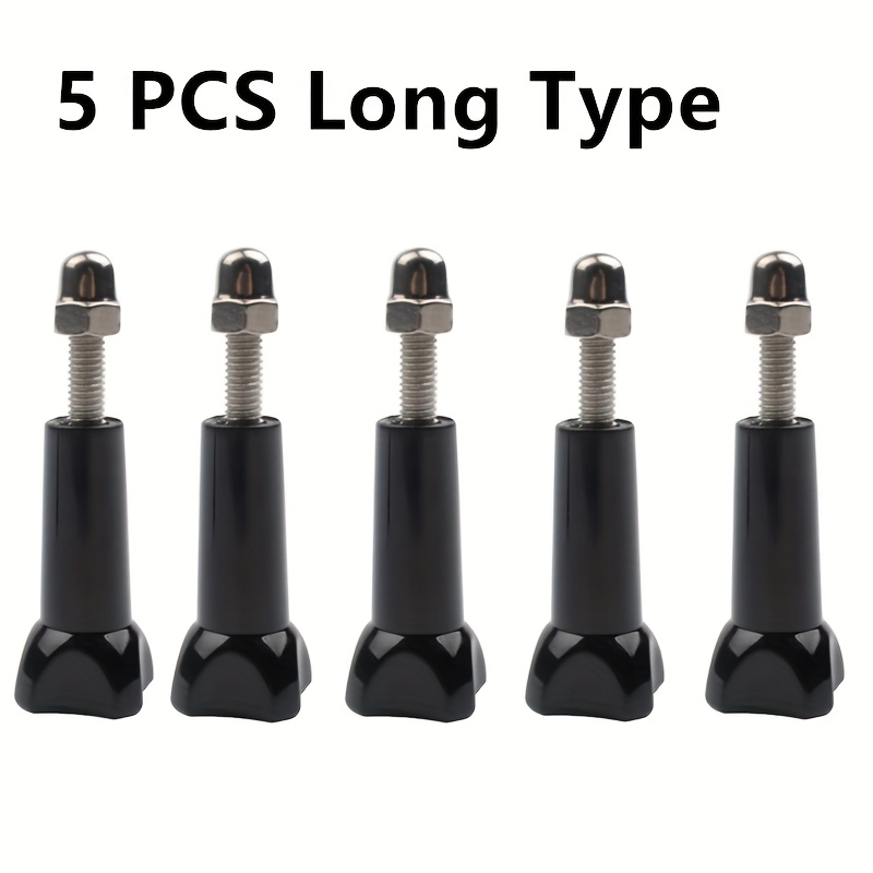 5pcs Screw Long Short Nut Converter Mount For Hero Action Camera - Durable Metal Accessories, Factory Wholesale, High-quality