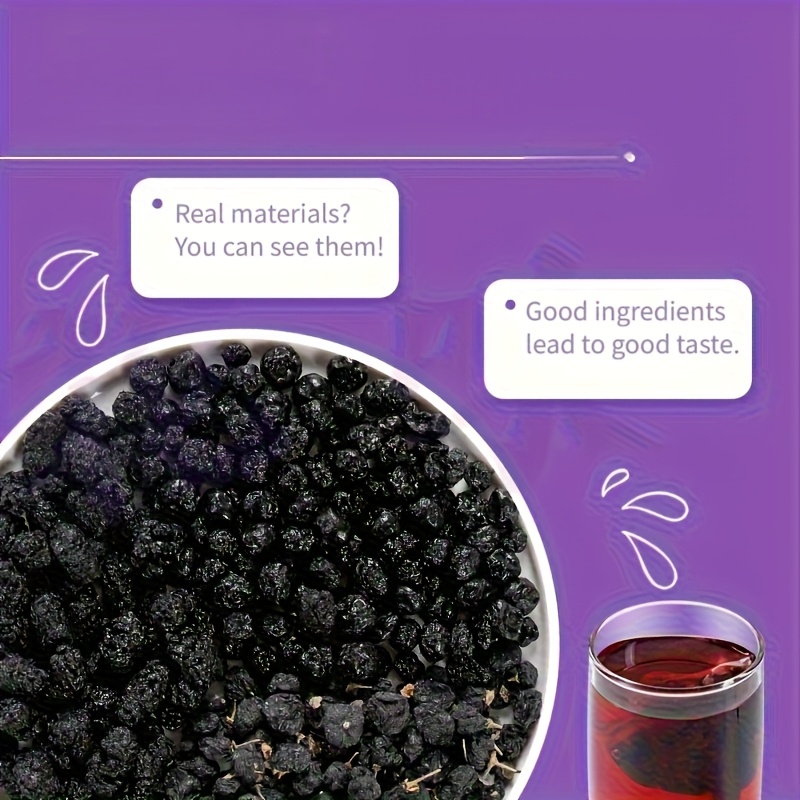 SIFANGDA Blueberry Mulberry Black Goji Berry Tea 100g (5gx20P) - Natural Herbal Tea with Anthocyanins, Antioxidant & Energy-Boosting Ingredients - Image 6