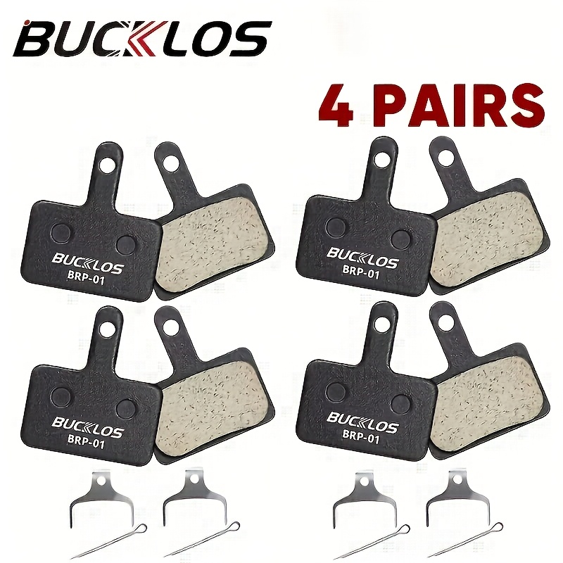 Image of 4 Pairs Mt200 Brake Pads, Mtb Road Bicycle Heat Dissipation Brake Pads, B01s/b03s/b05s Bicycle Parts