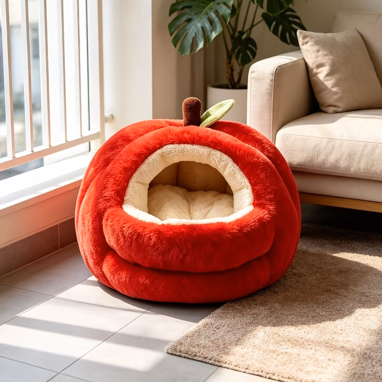 bed cat bed dog bed soft and comfortable cat full safety gift for pets Product details 0