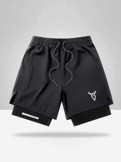 mens geometric athletic shorts with side pockets elastic waistband lightweight stretch fabric for running casual wear gray running shorts stylish sports shorts