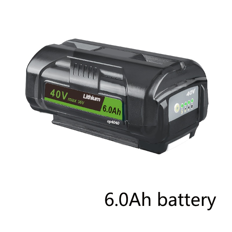 TEMU 6000mah 36v () Op4040a1 Rbl1820g Replacement For Ryobi 40v Max Lithium Battery Op4015 Op4026 Op40201 Op40261 Rbl1820g Op4030 Op4040 Op40401