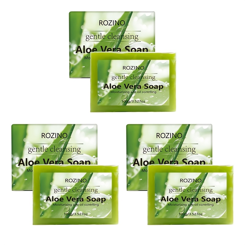 Image of 3pcs Aloe Shampoo Soap 100g, 2-in-1 Shampoo And Conditioner, Refreshing And Moisturizing Without Being Greasy, Deep And , Removes Scattered , Makes Smoother. Suitable For Dry, Oily And Broken Hair