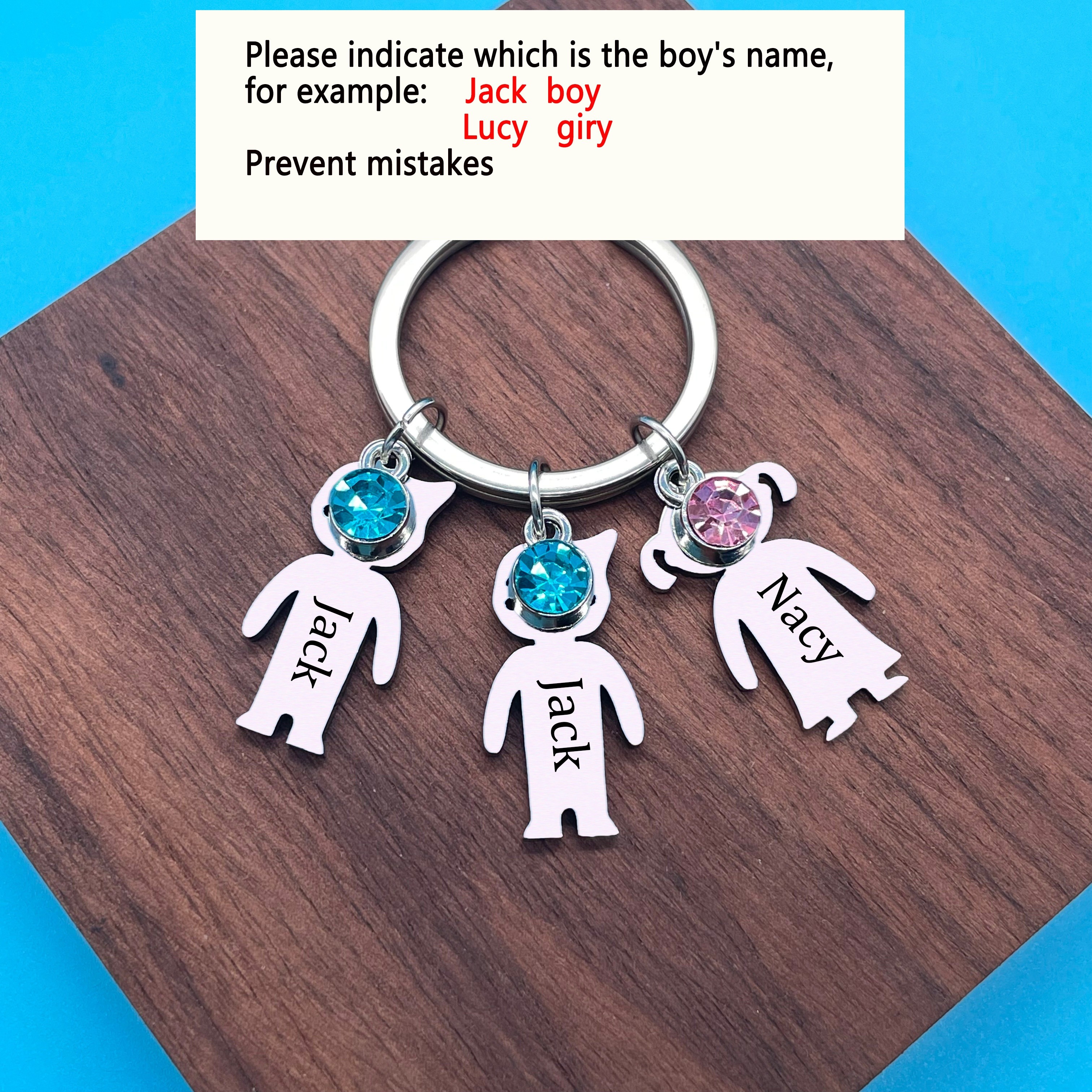TEMU Customized Gifts For Family, Engrave 1-4 Family Names Travel Keychains, Thanksgiving And Christmas Gifts, Love, Family Keychain, Birthday Gift,
