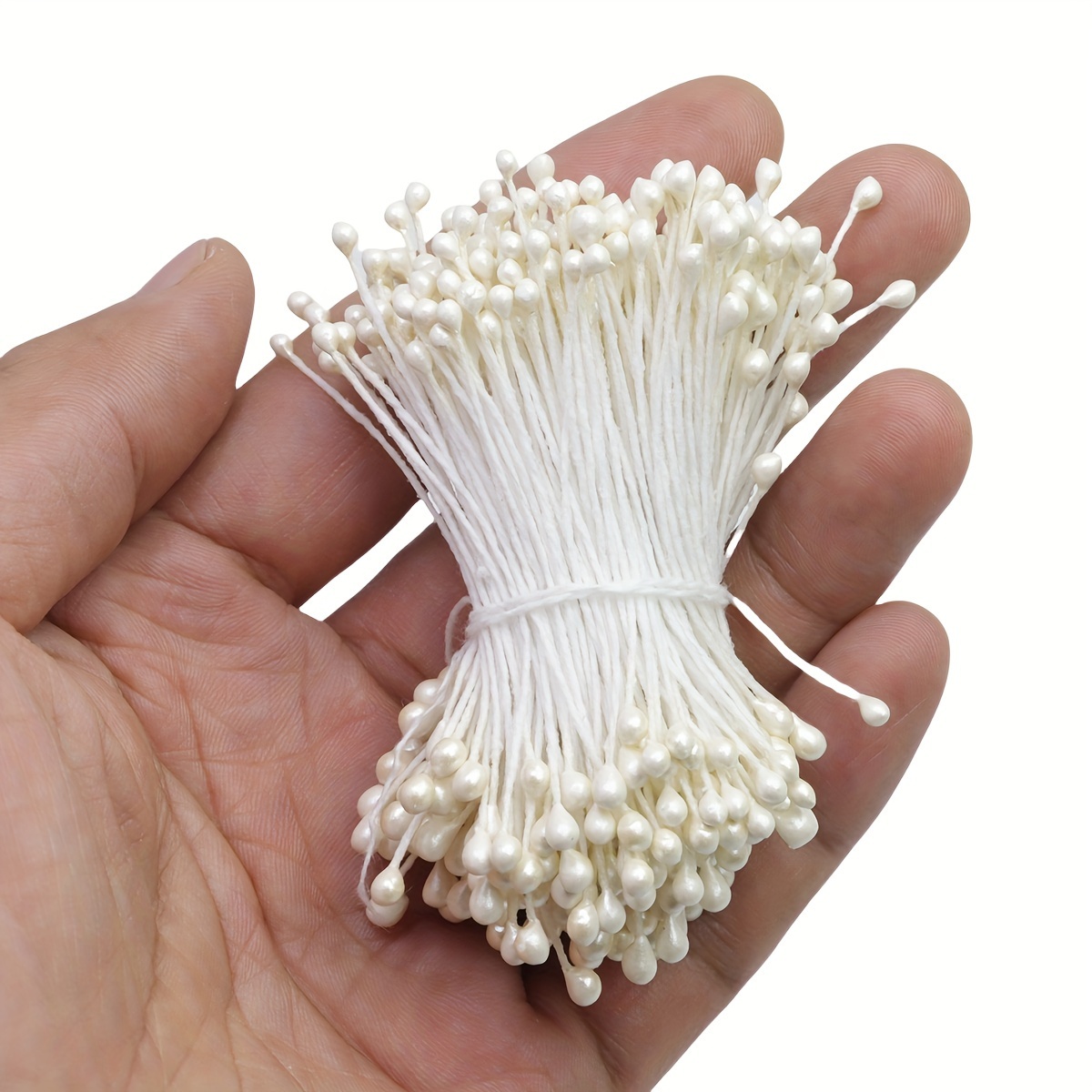 TEMU 240pcs Of 3mm Pearlescent Artificial For Flower Arranging And Diy Crafts, Pearlescent Flower For Home Decoration Diy Materials