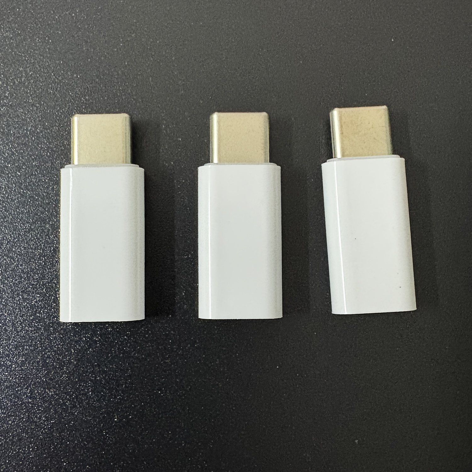 E-shop 3er-Pack, Lightning-Buchse auf USB-C Adapter, geeignet für Aufladen und Datentransfer