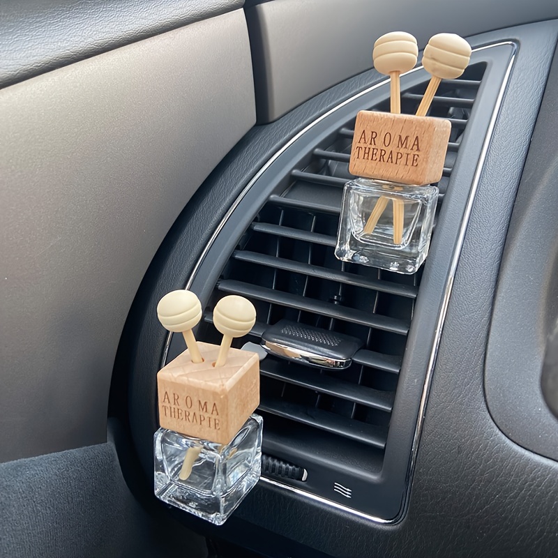 1pc/2pcs Car Air Outlet Fragrance Bottle, Keeping The Air in The Car Fresh And Lasting, Simple And Elegant Car Decoration Accessories