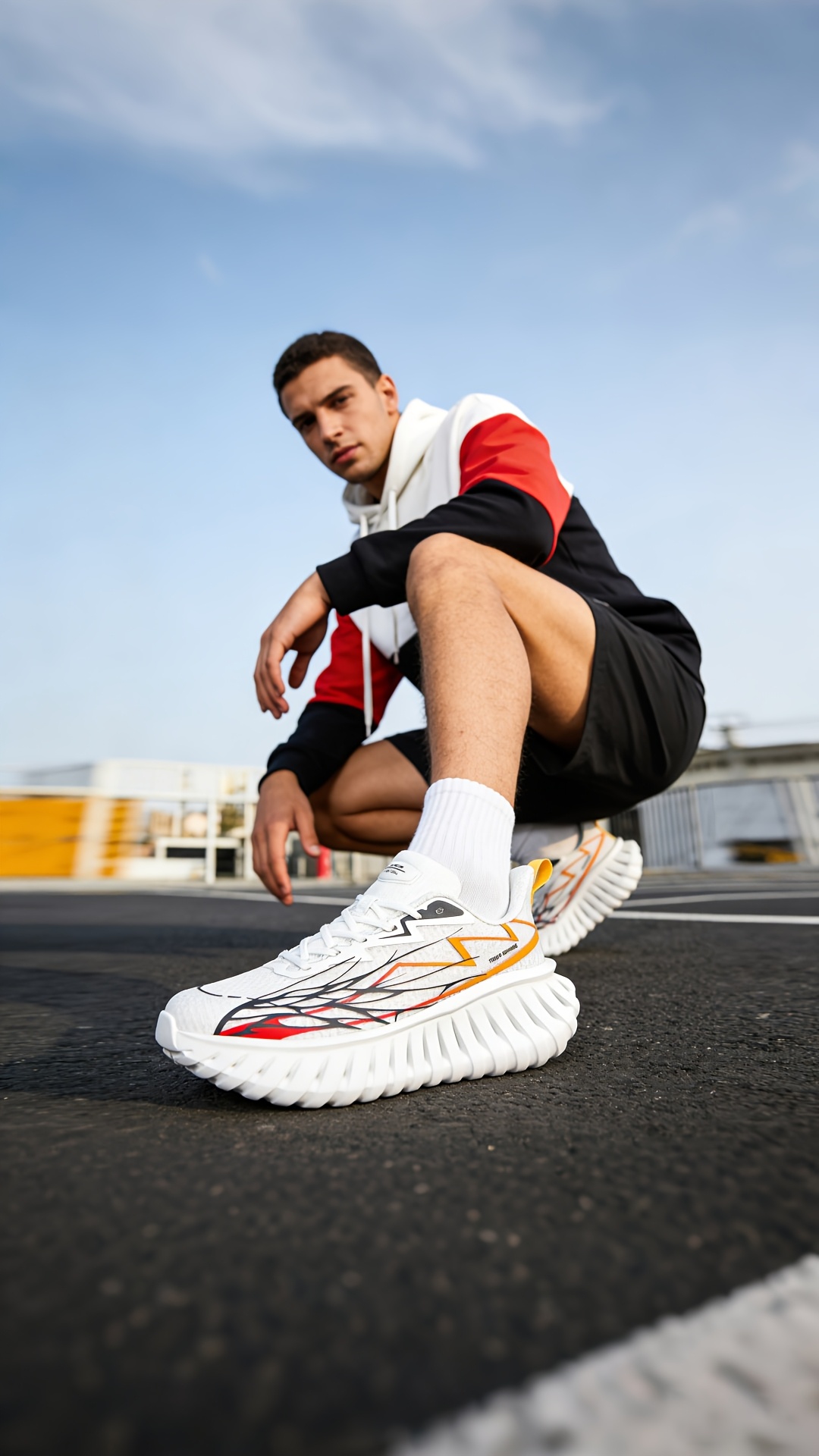 N·HOT Men's All-Terrain Running Shoes - Low-Top Lightweight Hiking & Trail Sneakers with MD Sole Traction, Breathable Fabric Upper Suitable for Jogging, Cross-Country, Outdoor, for All-Season Wear, Durable for Gym, Casual, and Mountain Tread