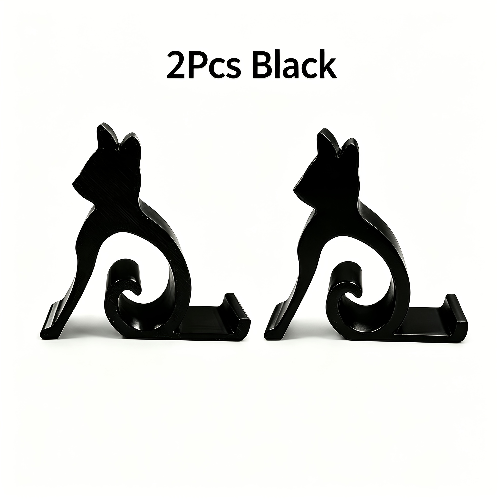 TEMU 2pcs Cute Cat Phone Stand Universal Lazy Stand Suitable For Stand For Mobile Phones And Tablets Suitable For Bed, Office, Car Pet Enthusiasts
