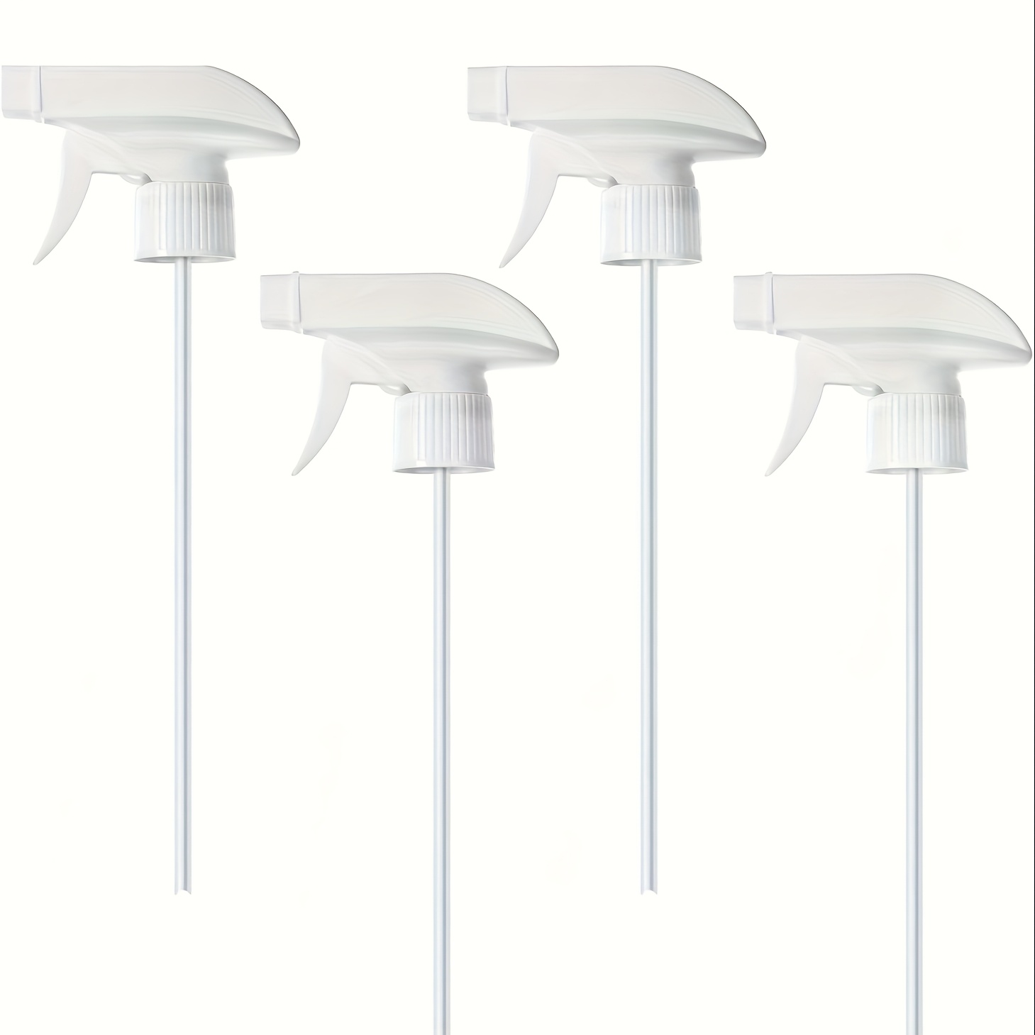 TEMU 2-pack, 3-pack, 4-pack White Sprayer Replacement Nozzles, Bottle Nozzles With Mist Flow Sprayers, Suitable For All Kinds Of International