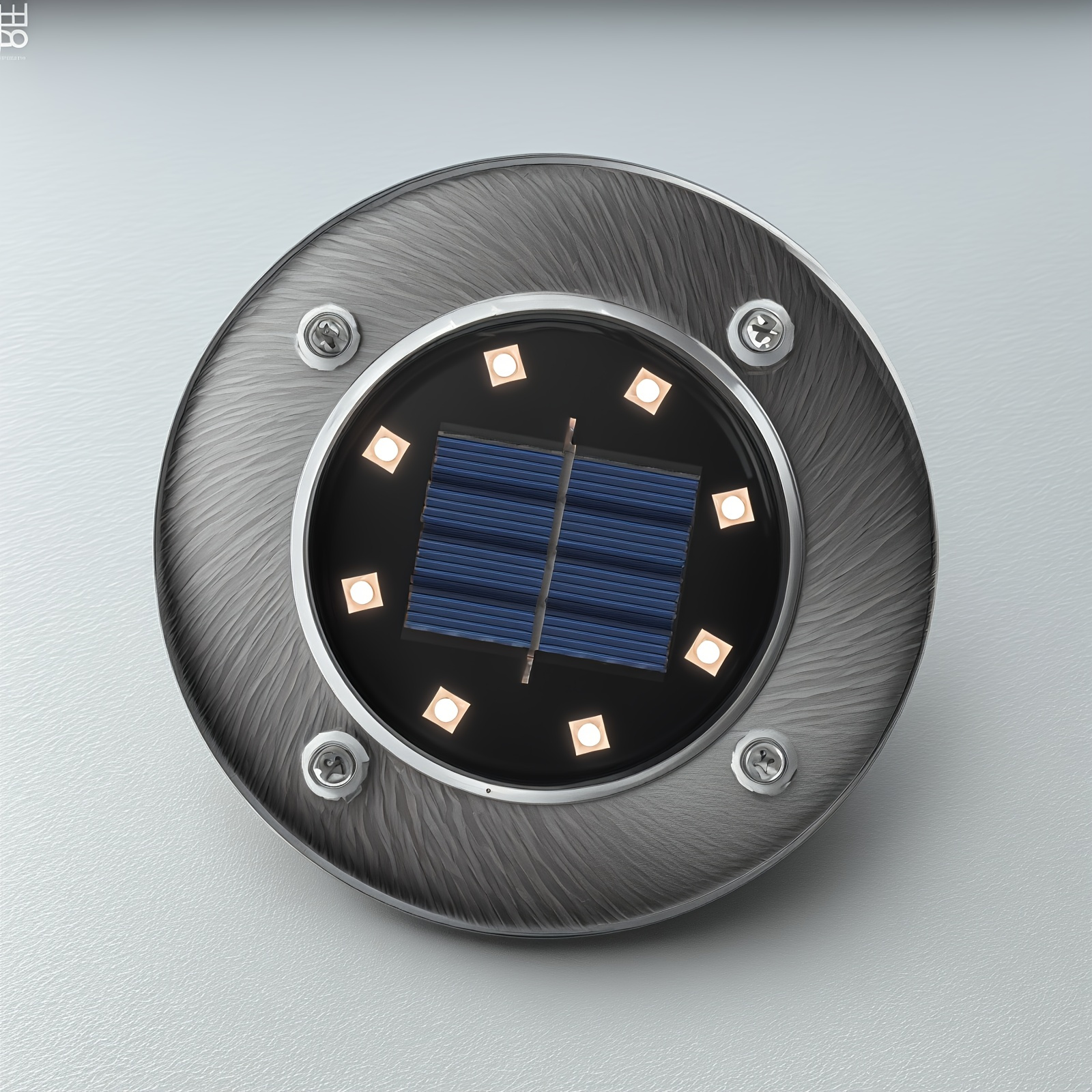 

Solar-powered Led Ground Light - Stainless Steel, Outdoor Villa Decorative Garden Lamp With Rechargeable Nickel Battery