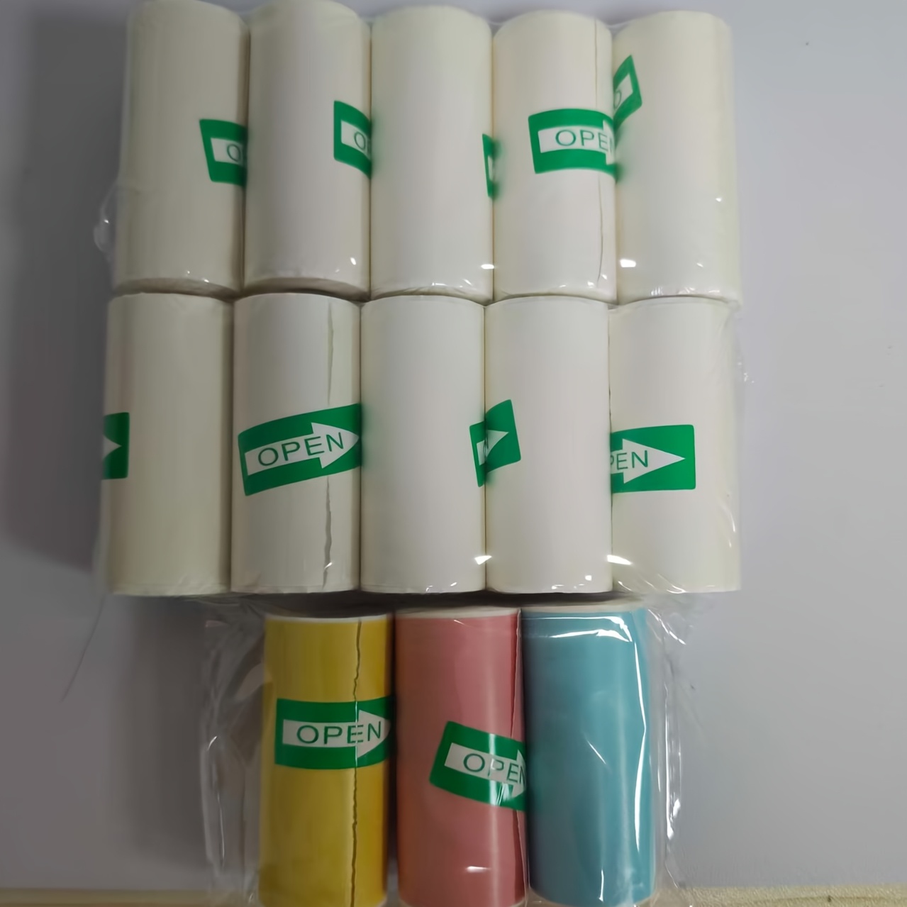 Image of Thermal Photo Printing Paper, 13rolls Of Thermal Printing Paper Stickers, 57mm X 25mm Instant Photo Printing Camera Thermal Paper, Color Thermal Printing Paper Supplementary Paper