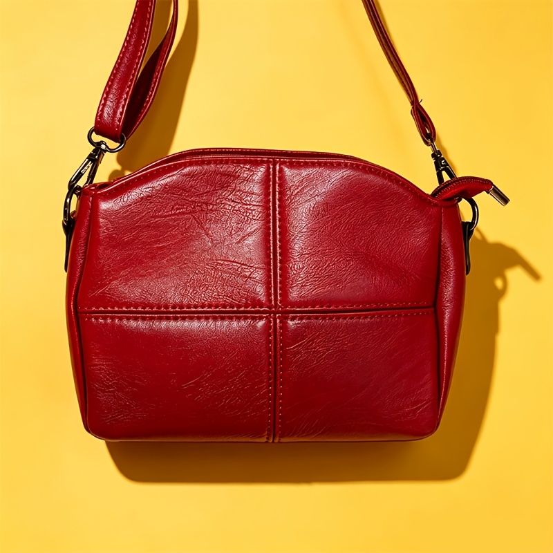 Image of Classic Versatile Women's Shoulder Bag, From Material For A Feel. Featuring A Simple And Elegant Silhouette With Delicate Hardware Accents, It Storage . The Adjustable Strap