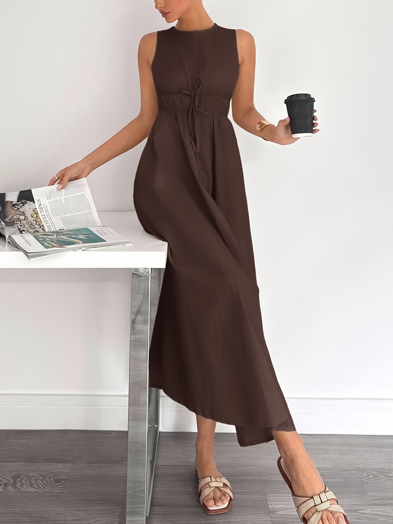 summer dresses that hide belly bulge sold on Temu Mexico
