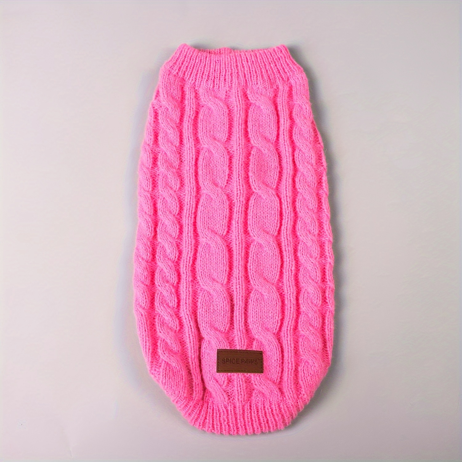 E-shop Kleiner Hunde-Pullover. Strickware für kaltes Wetter. Klassischer Rundhals-Pullover, dicke Kleidung. Geeignet für kleine und mittelgroße Hunde.