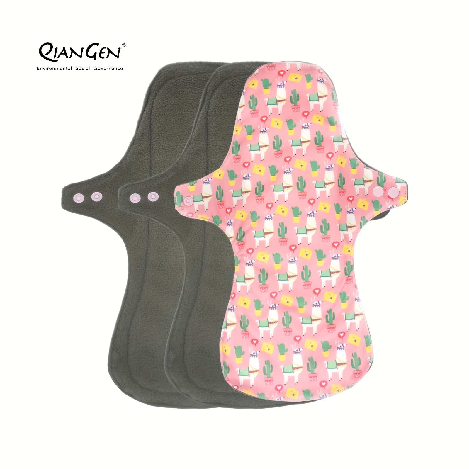 Reusable Washable Bamboo Charcoal Cloth Pads Reusable - Temu Germany