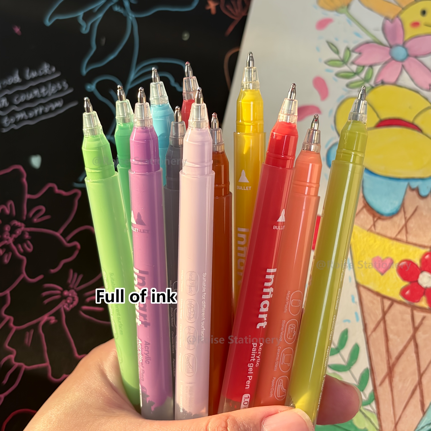 Large-Capacity Boxed Colored Gel Pens Set, 60/80/120 Colors