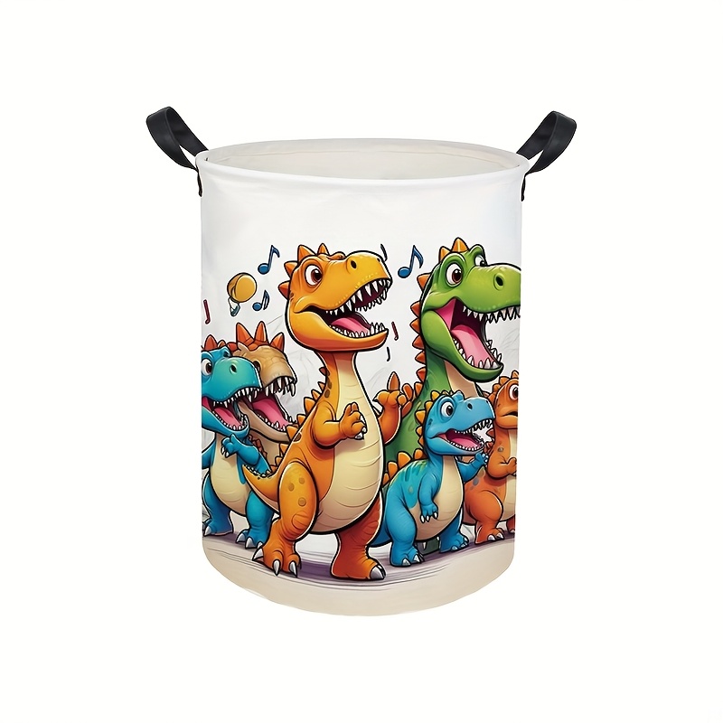 1pc Funny Cute Dinosaurs Storage Bin, Dirty Clothes Laundry Basket, Organizer Basket For Laundry Hamper, Gift Baskets, Bedroom, Clothes, Laundry Baskets