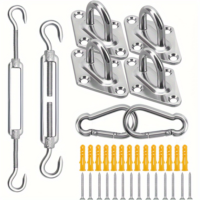 

40pcs-sunshade Awning Accessories Stainless Steel Door Four-corner Sunshade Sail Accessories Stainless Steel Screws