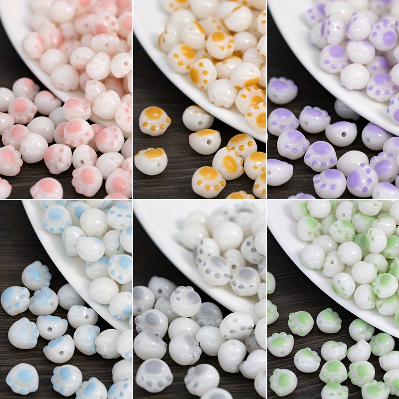 

Lot de 10 Perles Acryliques Multicolores en de de 12mm - Trempées , Pré-percées pour la Fabrication de Bijoux DIY - pour Bracelets, , Boucles d'Oreilles & Décorations Artisanales