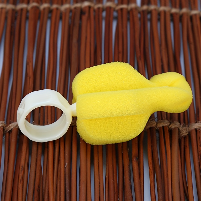 1pc Rotating Sponge Pacifier Brush Cleaning Tool, Designed For Easy Manual Operation And Hygiene Of Cleaning Pacifiers, Ideal For Household Use In Kitchen Cleaning Tools