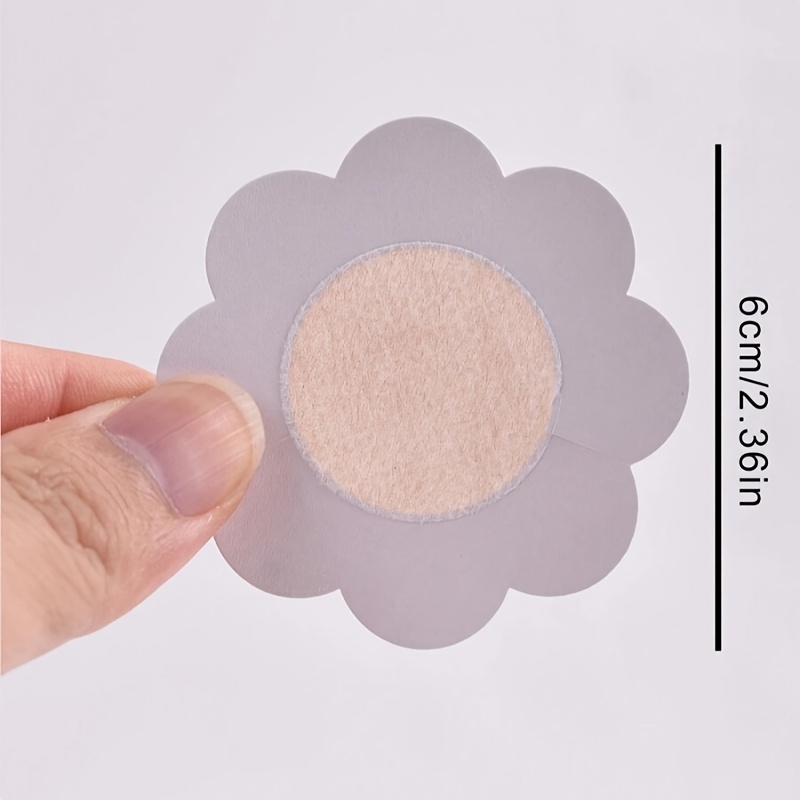 50pcs Disposable Nipple Stickers, Self-adhesive Breathable Seamless Invisible Bra, Underwear Accessories and Underwear Accessories, Women's Fitting Bra Liners - Nipple Stickers Prevent Exposure, Perfect Match for Fashion and Swimwear, Wedding Photography Supplies