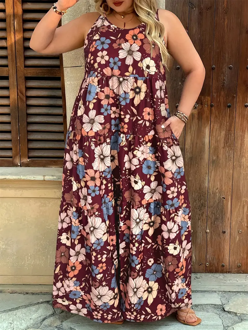 plus size bohemian summer dresses Plus Size Summer Bohemian Casual Vacation Dress for Women