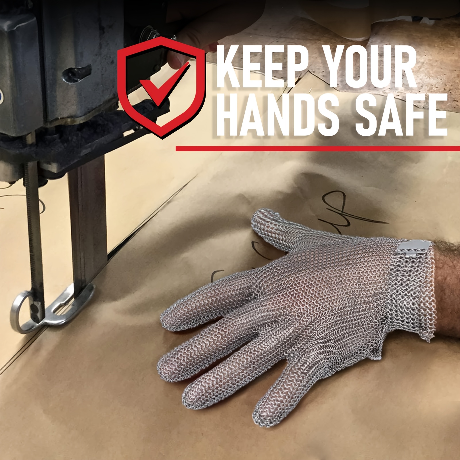 1pc cut resistant stainless steel chainmail Temu Canada