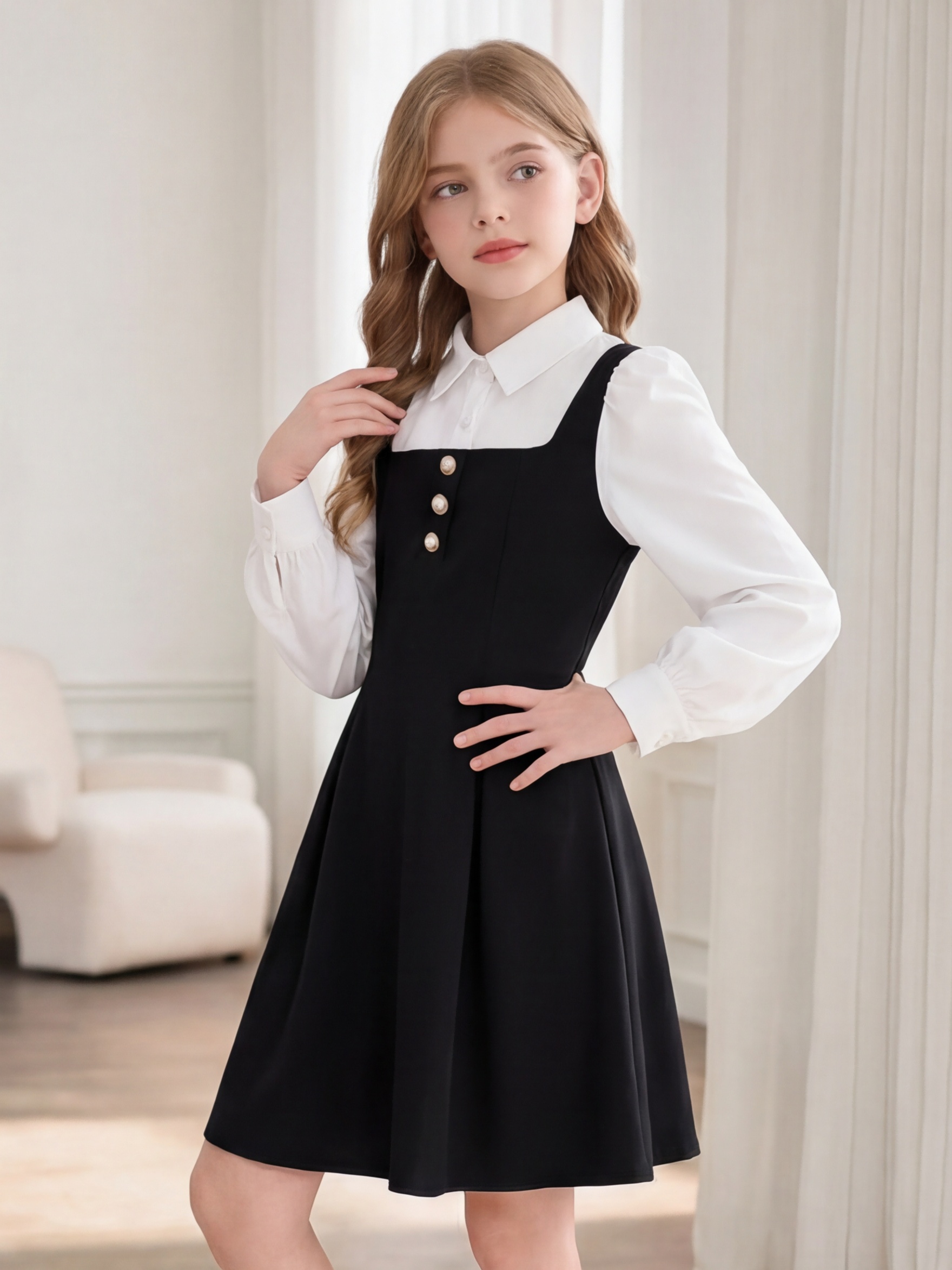 princess polly baby blue dress black white dress girls