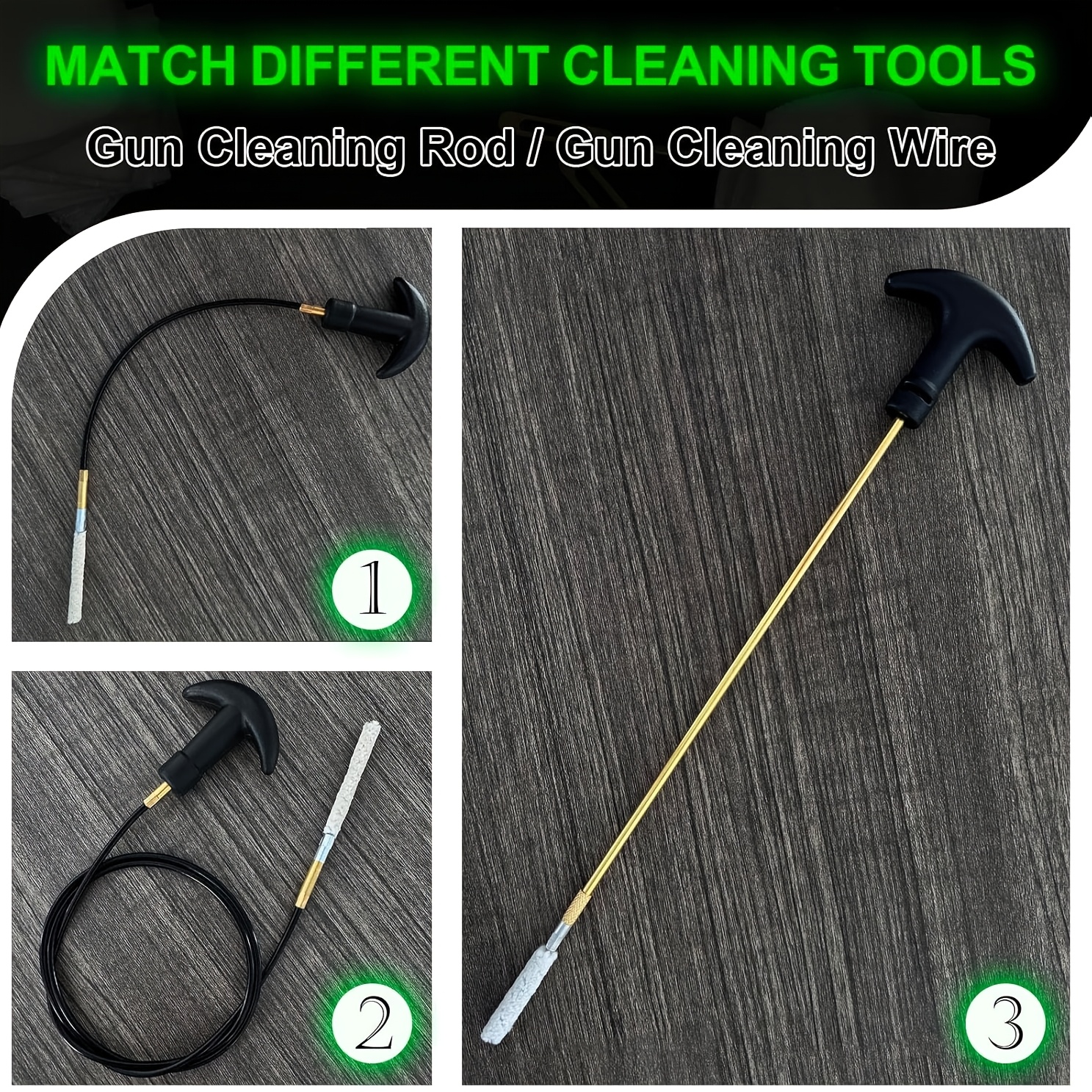 5pcs Replaceable Cleaning Brush Set for Calibers