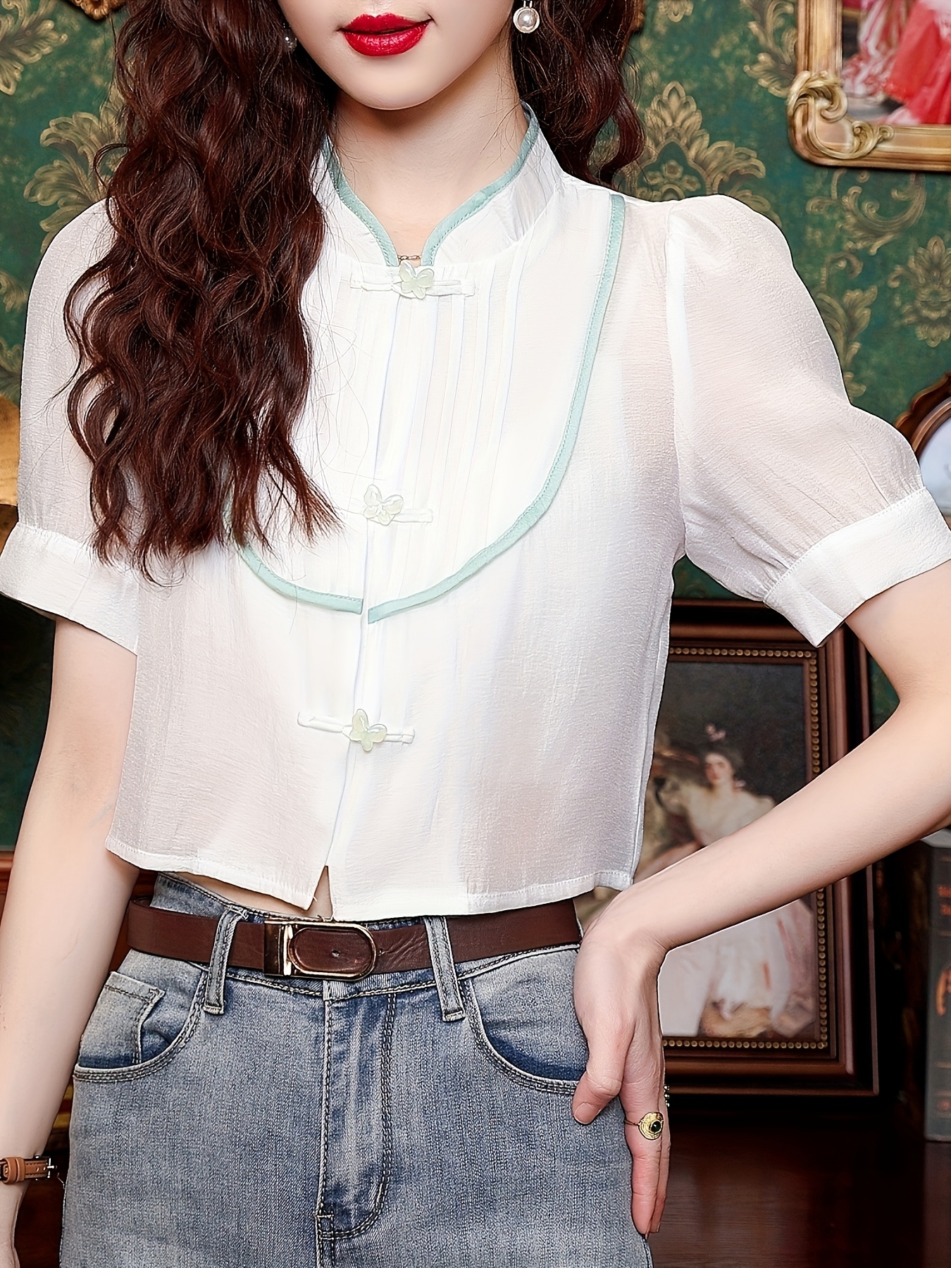 Blusas Japonesas Blusas Orientales Para Mujer Blusas Estilo