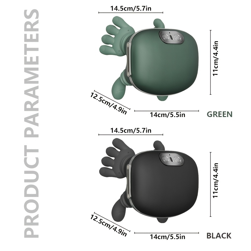 Multifunktionell Simulerad Människlig Massage Skulderytter- och Nackmassage, Trapezius- och Cervikalryggradsmassage, USB-Uppladdningsbar, Lämplig för Jul, Alla Hjärtans Dag och Som en Gåva