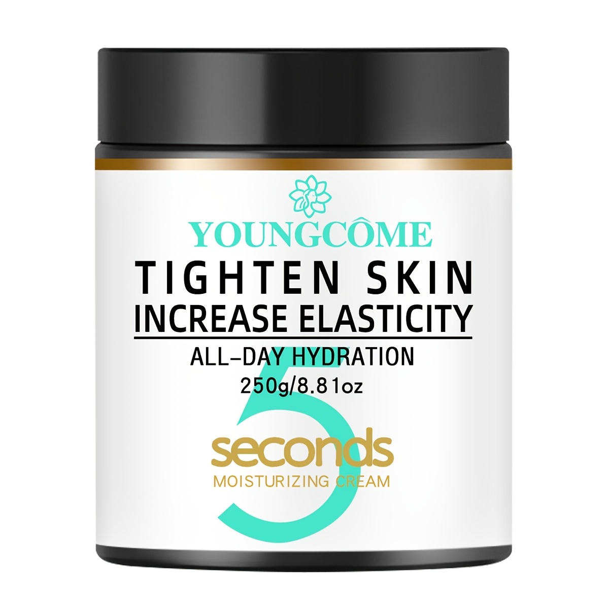 YOUNGCOME Five Seconds Intense Moisturizing Cream with Phytosqualane, a nourishing cream that moisturizes dry skin, firms and leaves skin delicate and refined, suitable for all skin types, leaving your skin smoother, softer and more radiant. with Plant Squalane