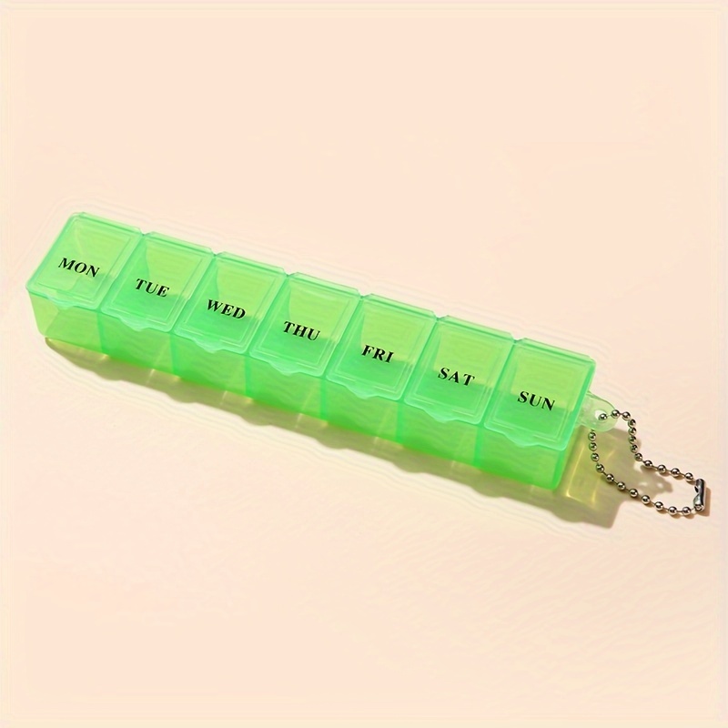 Portable Moisture-Proof Seven-Day Weekly Pill Organizer