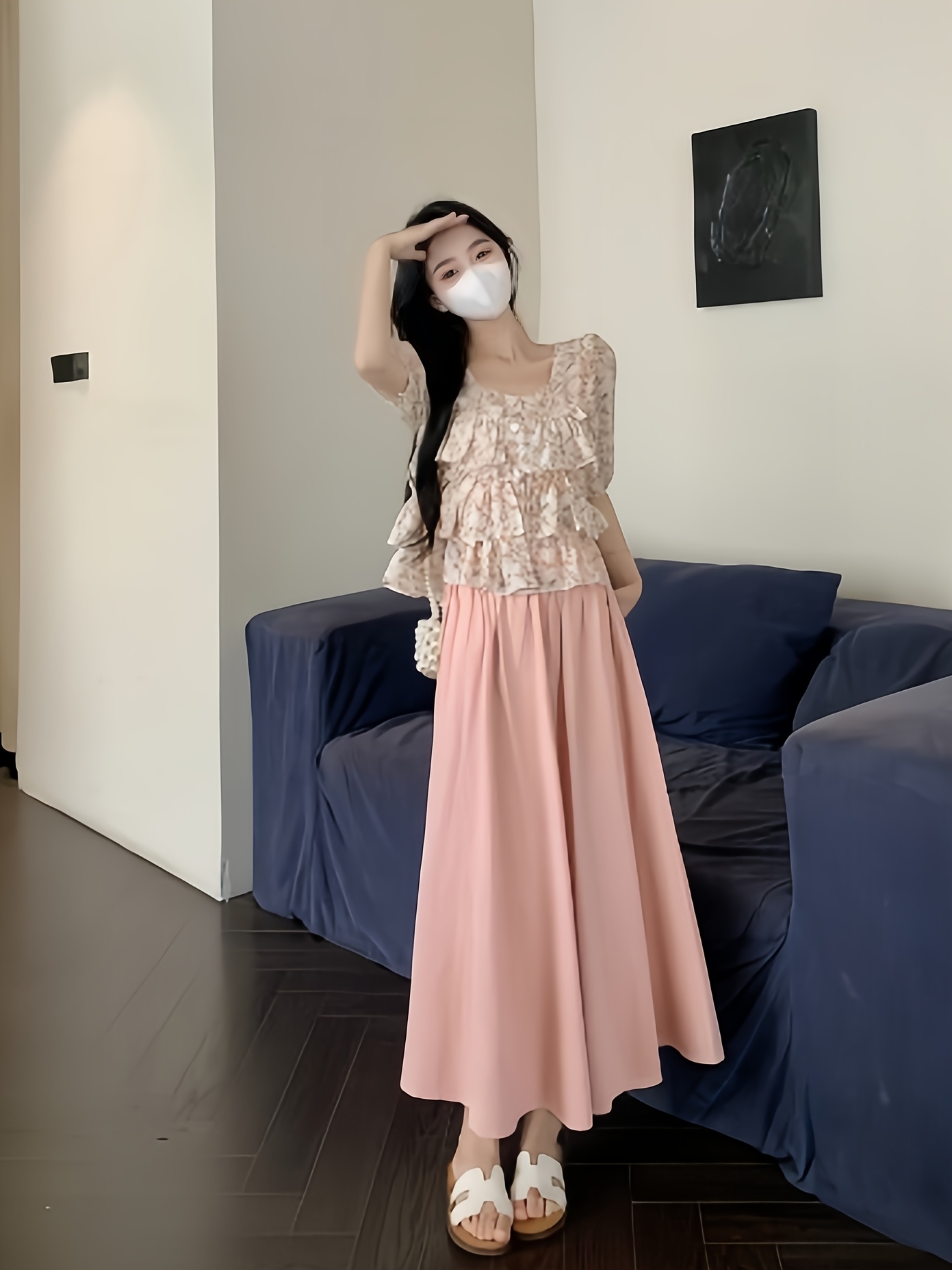 plus size summer gentle neck floral Temu United Arab Emirates