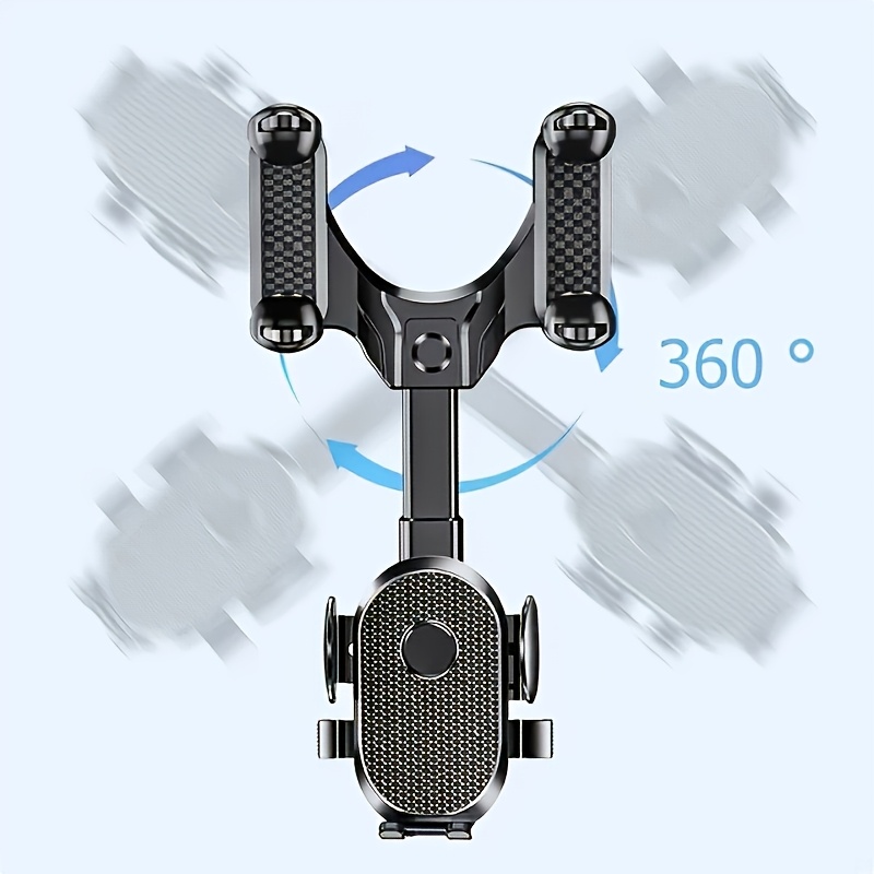 TEMU Car Phone Holder, Vehicle Mount Phone Holder, Rotatable And Adjustable Smartphone Holder Cell Phone Stand For Iphone Duo, For Iphone Pro Max