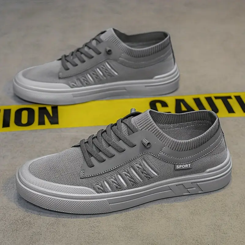 mens summer breathable sock shoes non slip low top skate shoes with shoelace outdoor walking camping traveling details 3