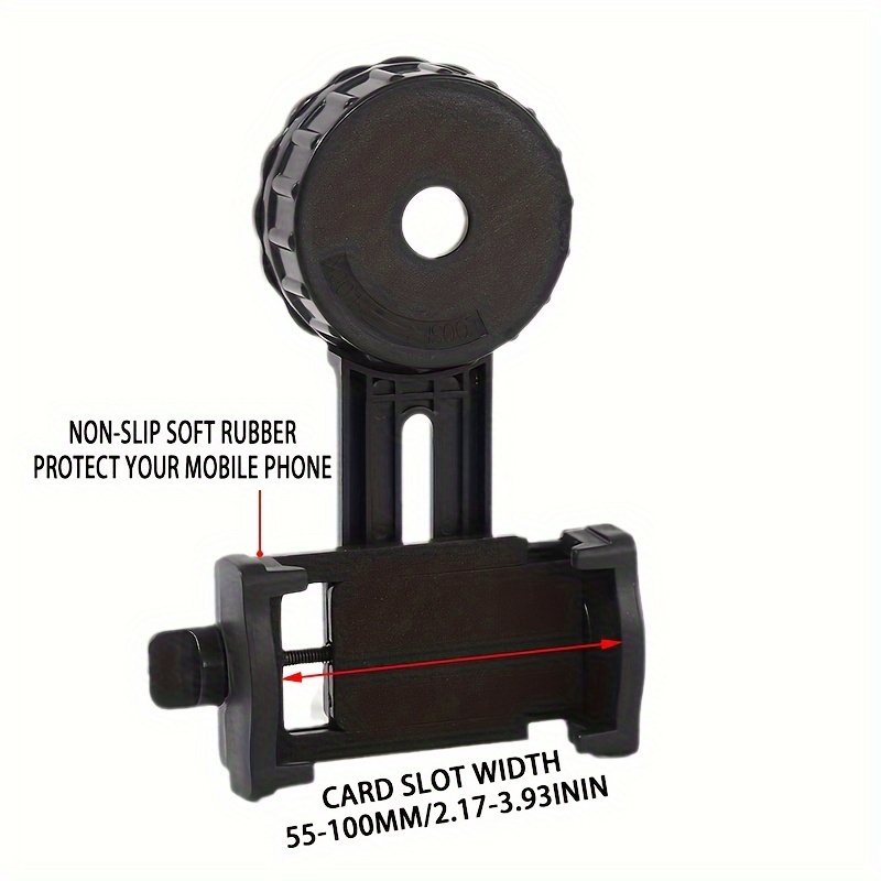 Smartphone Adapter For Binoculars, Monoculars & Microscopes - Ideal For Adventure Photography, Professional, Compatible With Any Smartphone