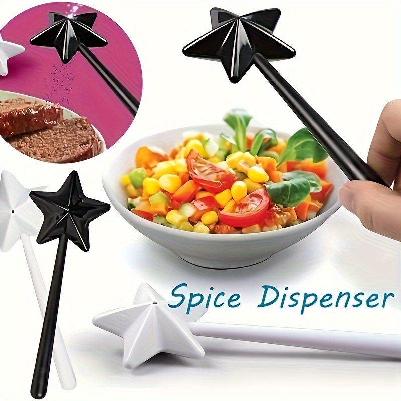 

1pc, Light Up Your Dining Table, Cute Star Stick Dining Table Ornament, Centerpiece, Can Be Used As Salt Or Pepper Powder Dispenser