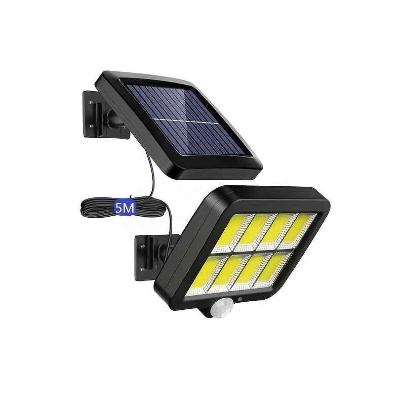 TEMU Outdoor Solar Light 160cob 3 Lighting Modes Induction Light Ip44 Suitable For , Garage Lights, Park