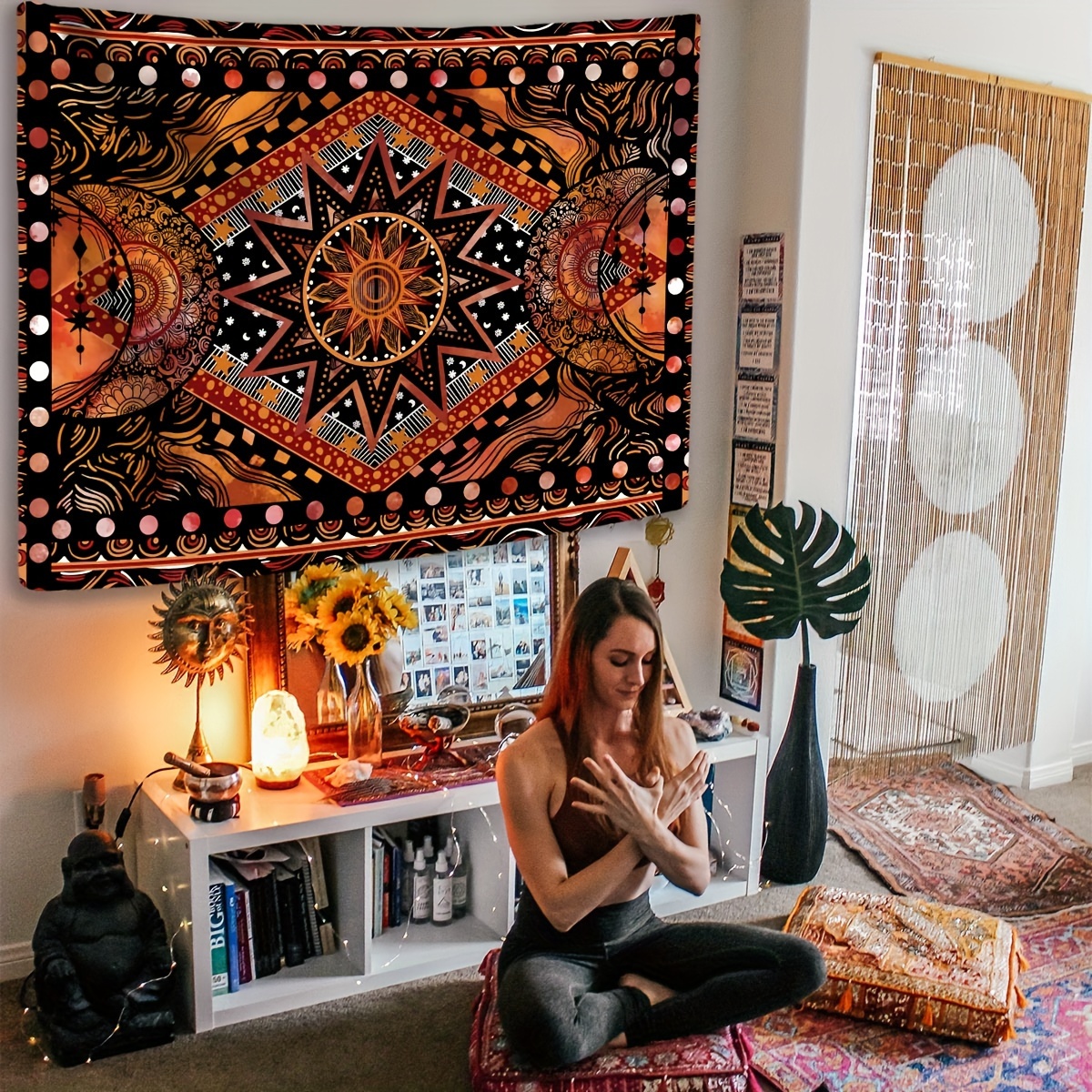 Room Decor Indie Hippie Tapestry Boho Tapestry, Music Wall Hanging