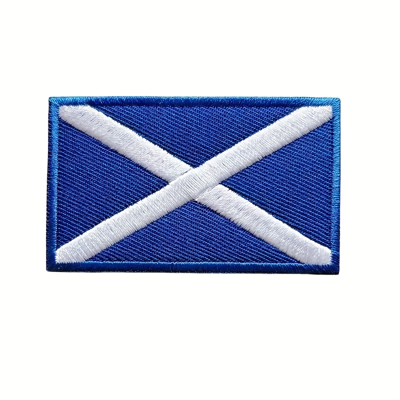 TEMU 1 parche de bordado con escocesa - de de , chaqueta, chaleco, mochila, parche decorativo