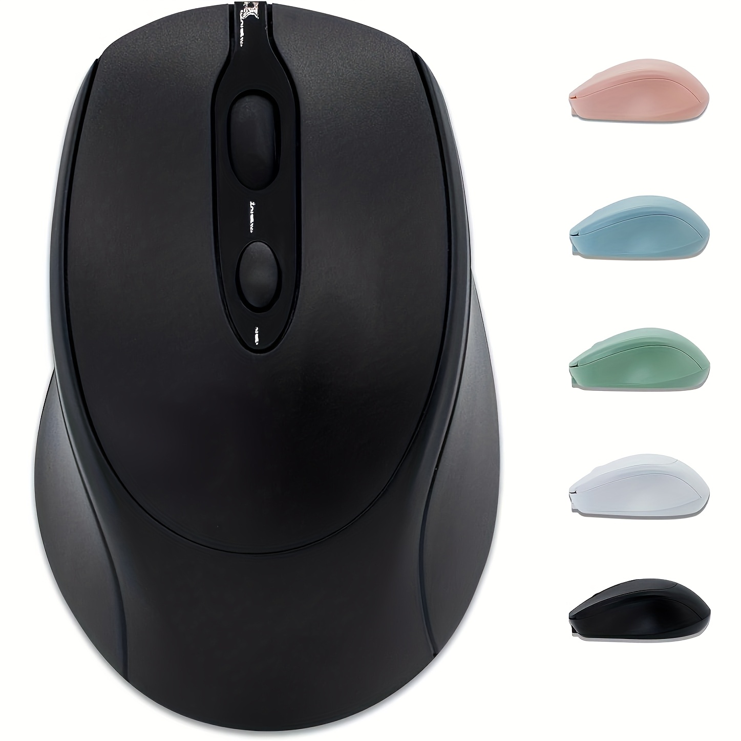 TEMU This Wireless Wireless Mouse Is Rechargeable, Quiet, Slim, And Portable; With Laptops, Ipads, Pro, Surface Pro, Pcs, And Tablets