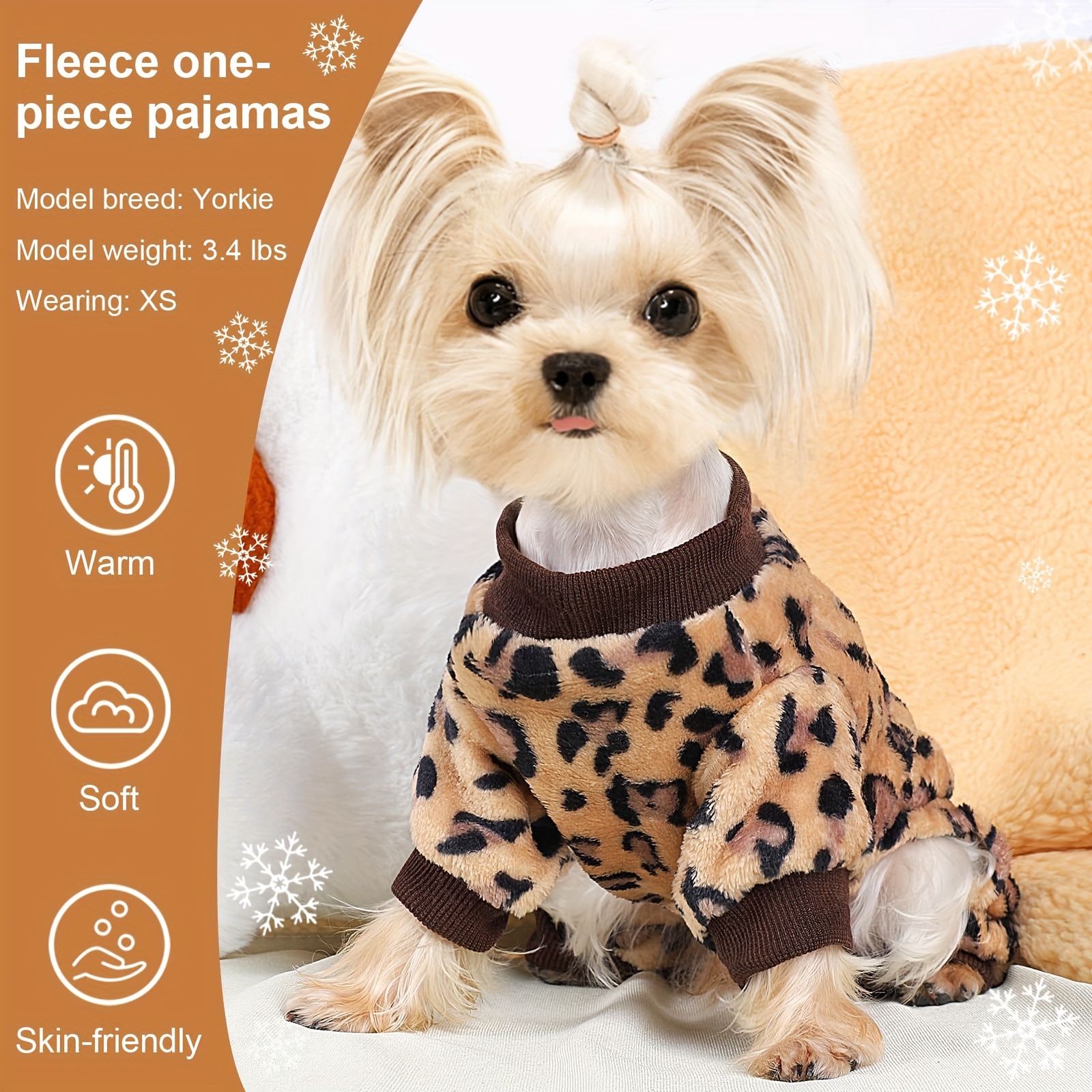 Chihuahua Leopard Print Dog Clothes Chihuahua Yorkie Sweaters Dog