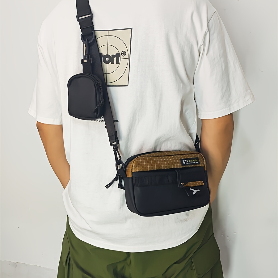 bolso cruzado casual hombre correa ajustable Temu Guatemala