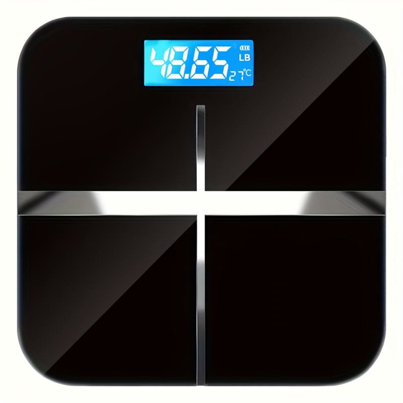 

Weight Scale, Bathroom Digital Weighing Machine, Extra Wide Platform And High Capacity, And Safe, Large Numbers, Easy To Read Electronic Scale, On Lcd Display, 390